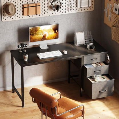 Fabric Computer Desk, Writing and Study Desk for Work, Display, and Everyday Use detail image - detail view 13