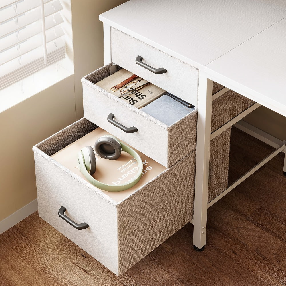 Fabric Computer Desk, Writing and Study Desk for Work, Display, and Everyday Use detail image - detail view 7