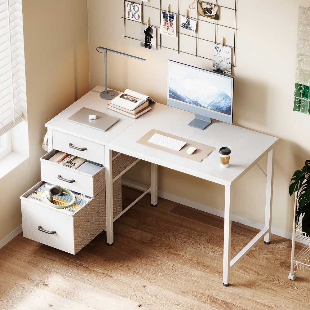 Fabric Computer Desk, Writing and Study Desk for Work, Display, and Everyday Use detail image - detail view 8