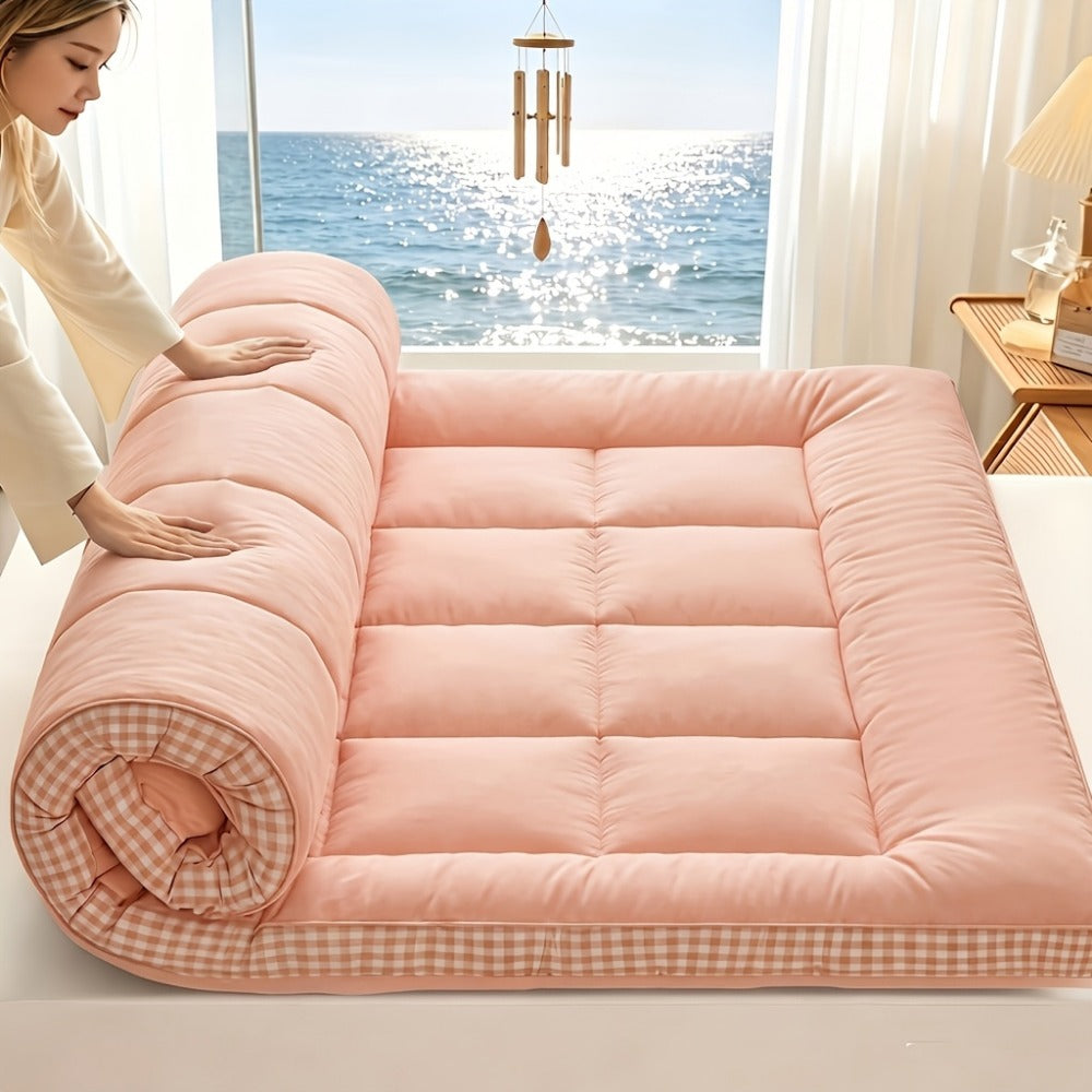 Fabric Mattress Topper with Waterproof Protection and Multiple Color Options for Bedroom detail image