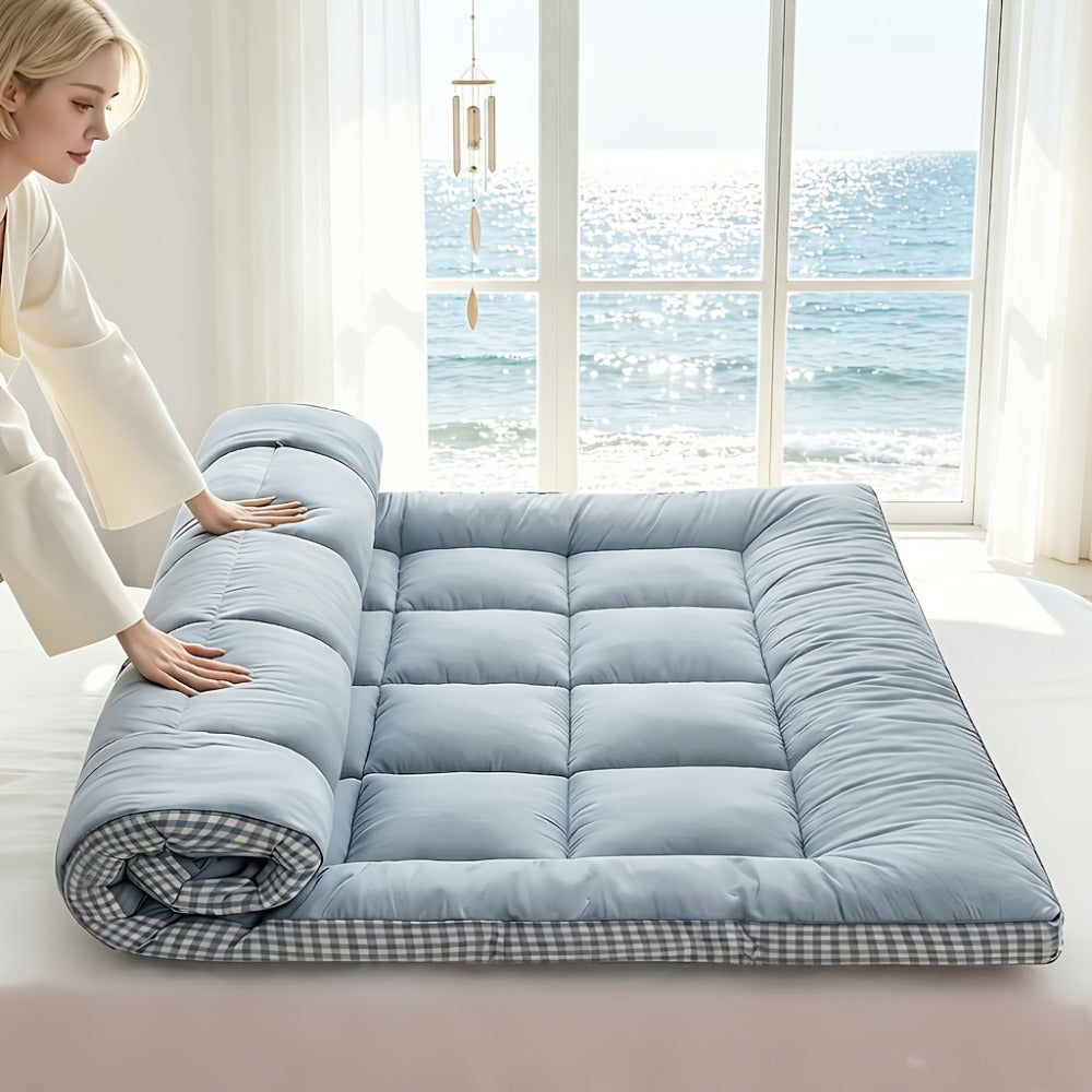Fabric Mattress Topper with Waterproof Protection and Multiple Color Options for Bedroom detail image - detail view 7
