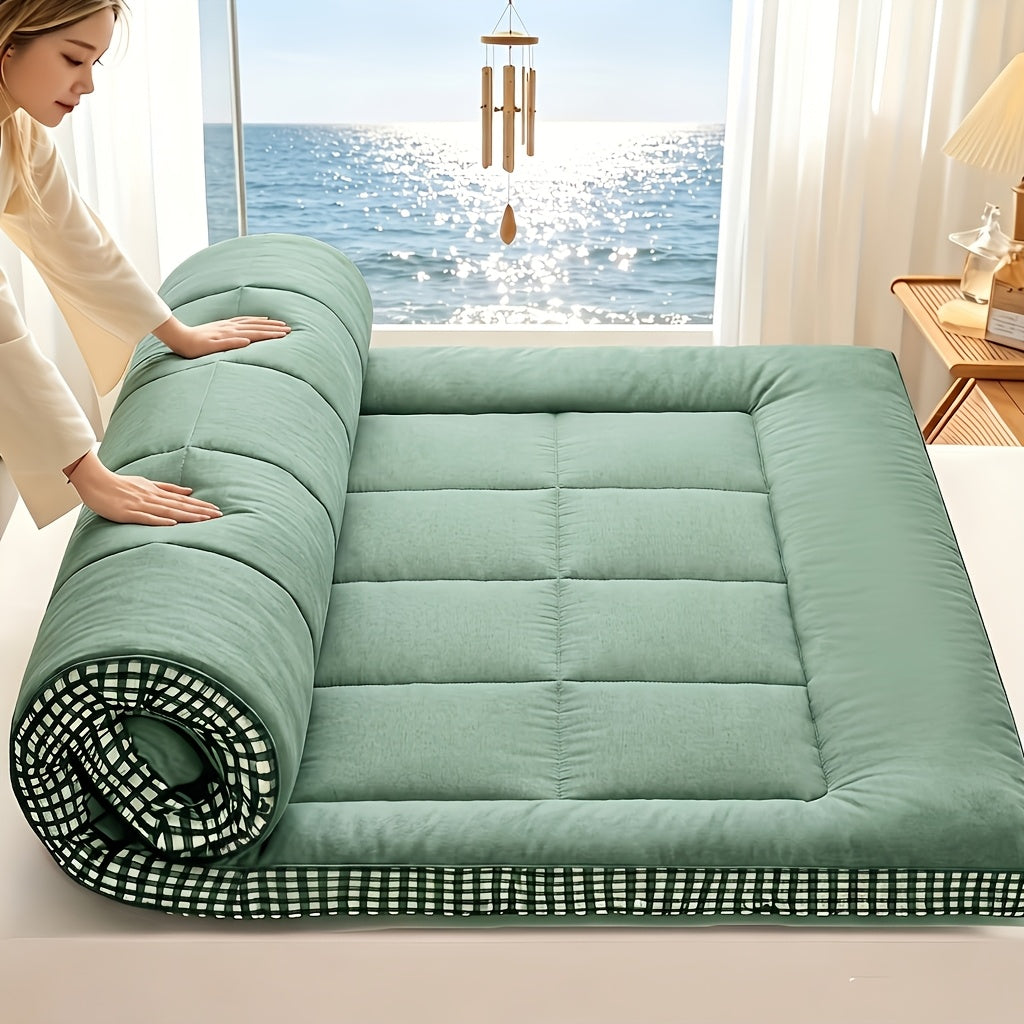 Mattress Toppers shown in the Green, Twin (39"x75") option