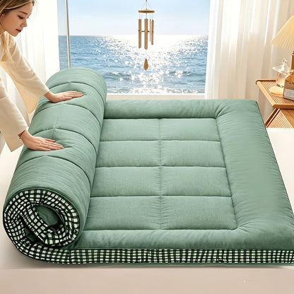 Mattress Toppers shown in the Green, Twin (39"x75") option