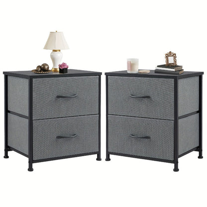 Fabric Nightstand, Bedroom Side Table for Practical Everyday Home Use detail image - detail view 10