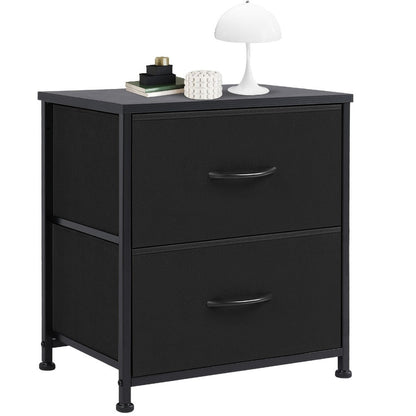 Fabric Nightstand, Bedroom Side Table for Practical Everyday Home Use detail image - detail view 3