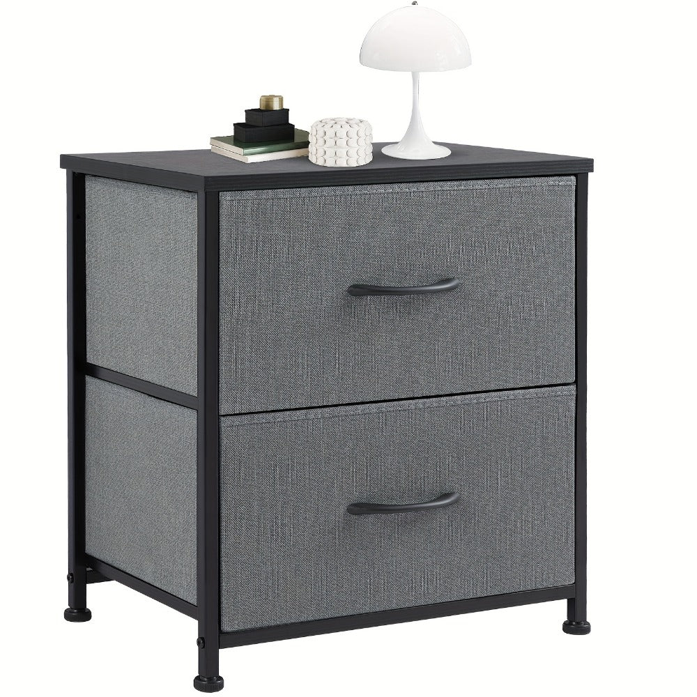 Fabric Nightstand, Bedroom Side Table for Practical Everyday Home Use detail image - detail view 7