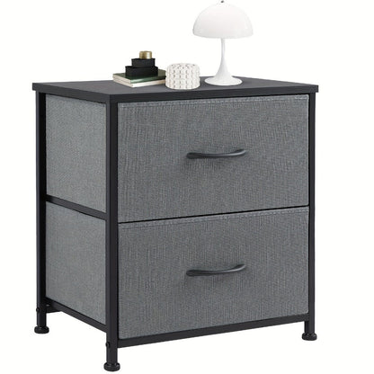 Fabric Nightstand, Bedroom Side Table for Practical Everyday Home Use detail image - detail view 7