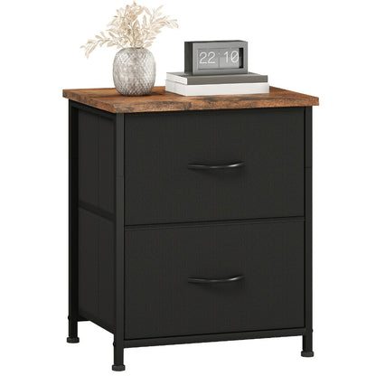 Fabric Nightstand with Multiple Color Options, Bedside Table for Bedroom detail image - detail view 13
