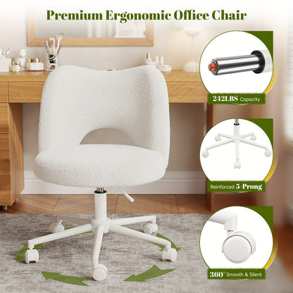 Fabric Office Chair with Adjustable Height for Comfortable Everyday Seating detail image - detail view 12