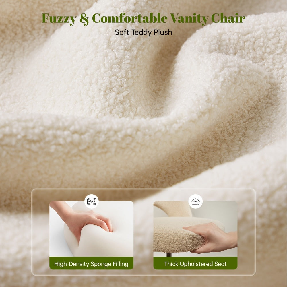 Fabric Office Chair with Adjustable Height for Comfortable Everyday Seating detail image - detail view 17