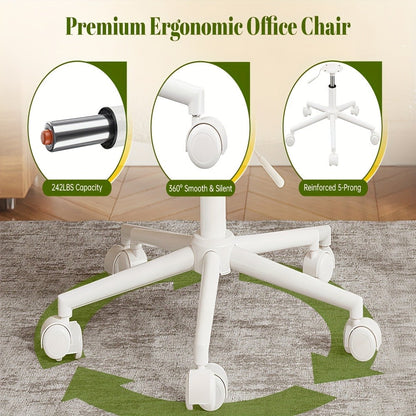 Fabric Office Chair with Adjustable Height for Comfortable Everyday Seating detail image - detail view 7