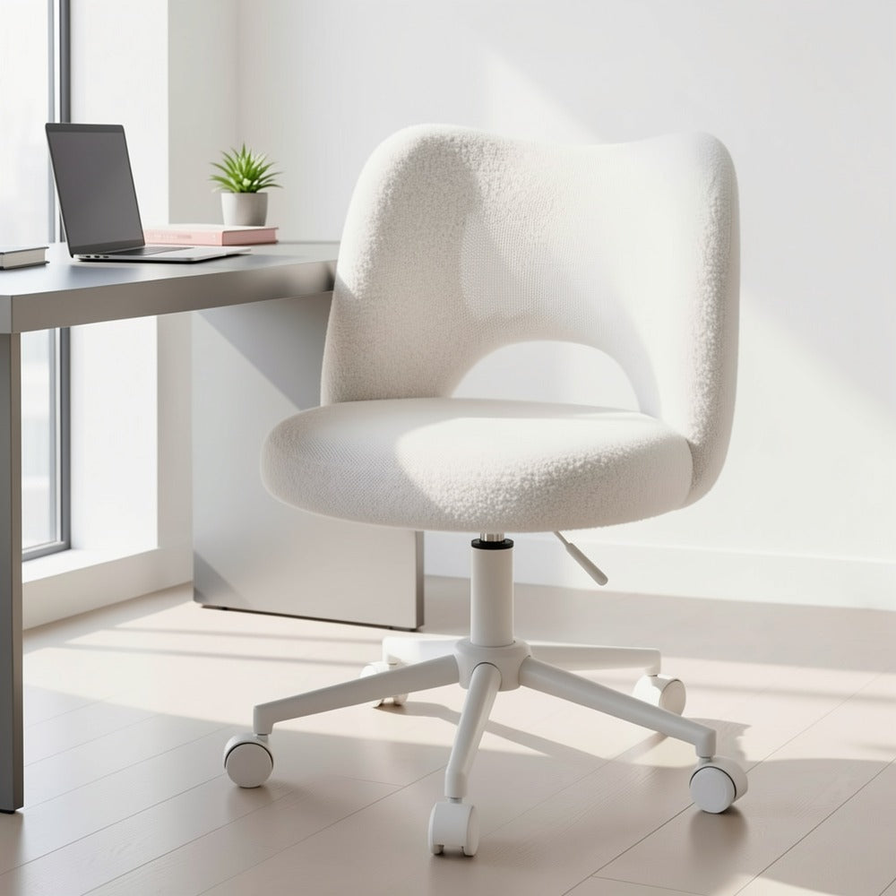 Fabric Office Chair with Adjustable Height for Comfortable Everyday Seating detail image - detail view 9