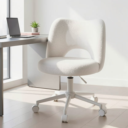 Fabric Office Chair with Adjustable Height for Comfortable Everyday Seating detail image - detail view 9