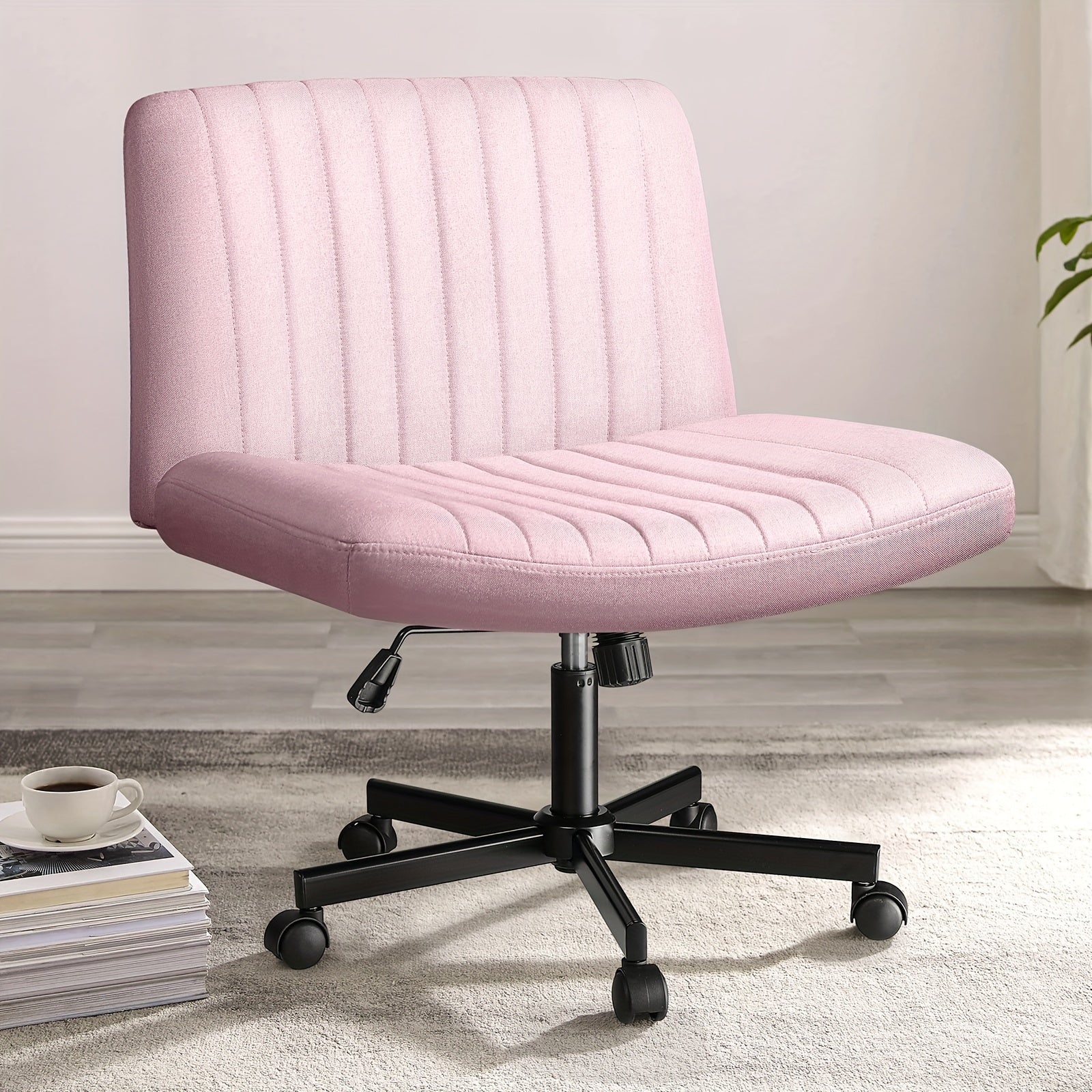 Office Chair shown in the pink option