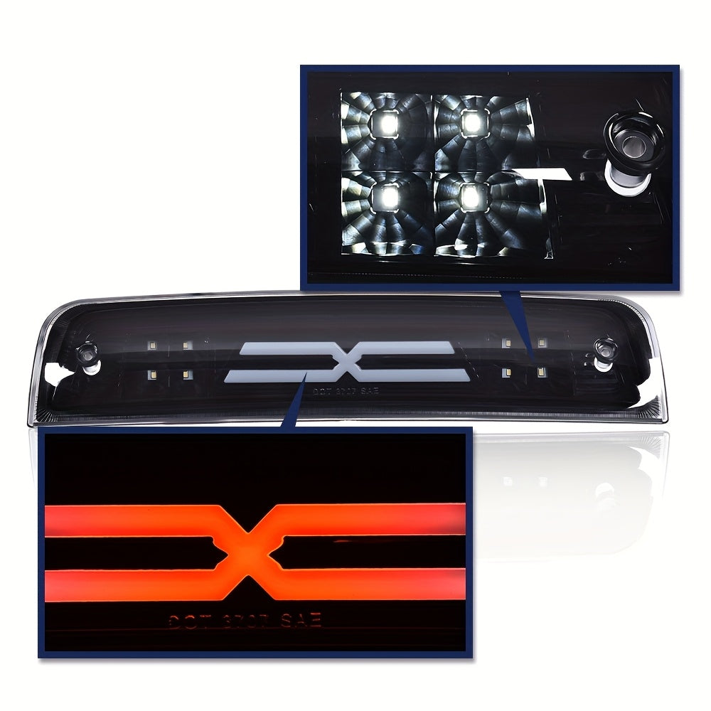 X-TYPE LED Truck Tail Brake Light Cargo Lamp Fit for Dodge RAM 1500-3500 Pickup 09-17