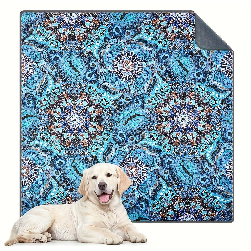 Washable Dog Pee Pads – 4-Layer Super Absorbent Non-Slip Reusable Puppy Potty Training Pads, Leak-Proof TUP Coating, 5 Sizes for Crate Furniture & Travel