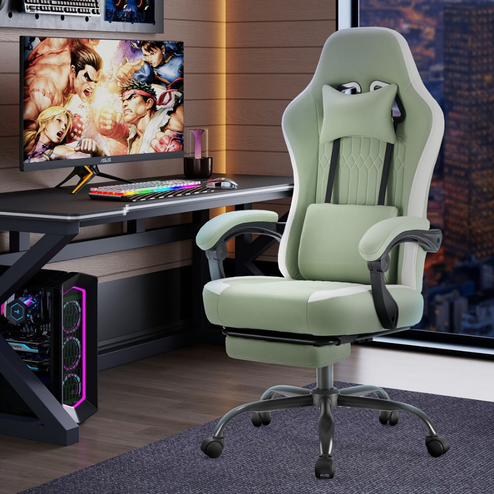 Faux Leather Gaming Chair, High-Back Gaming Seat for Comfortable Everyday Seating detail image - detail view 13