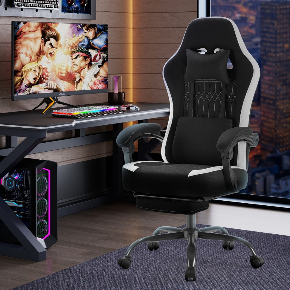 Faux Leather Gaming Chair, High-Back Gaming Seat for Comfortable Everyday Seating detail image - detail view 22