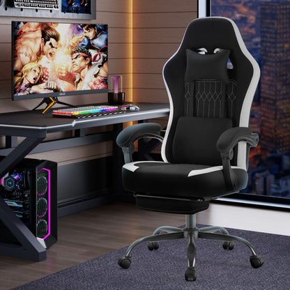 Faux Leather Gaming Chair, High-Back Gaming Seat for Comfortable Everyday Seating detail image - detail view 22