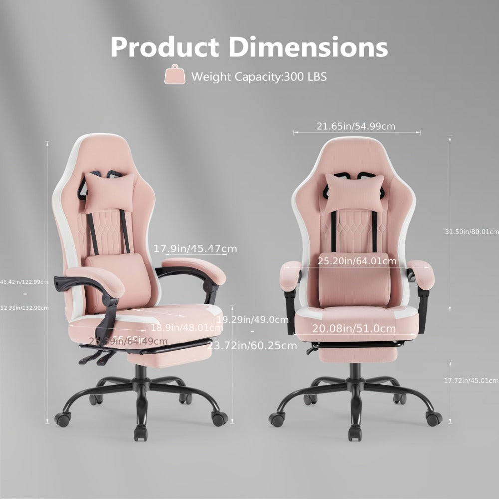 Faux Leather Gaming Chair, High-Back Gaming Seat for Comfortable Everyday Seating detail image - detail view 8