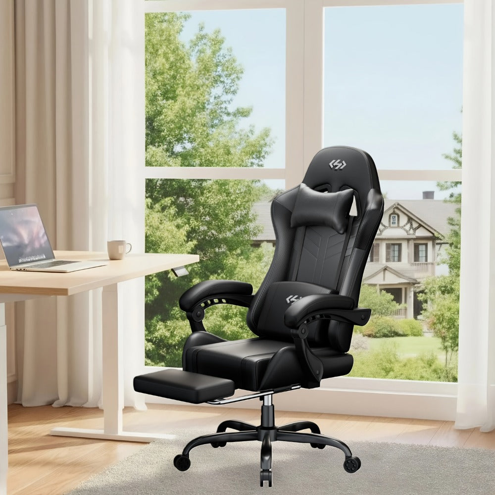 Gaming Chair shown in the Black&Red option