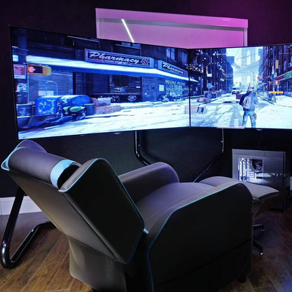 Gaming Recliner Chair shown in the Teal option