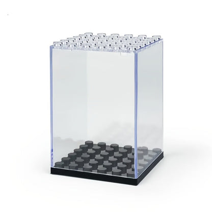 Minifigure Display Case 20-Pack – Clear Acrylic Stackable Storage Boxes for LEGO Figures, Action Figures & Collectibles | Dustproof 360° Showcase, 2.68×1.89×1.89 in