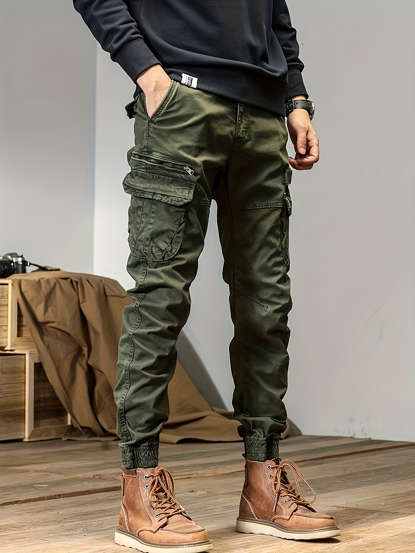 Men's Cargo Pants - Multi Pocket Travel Style