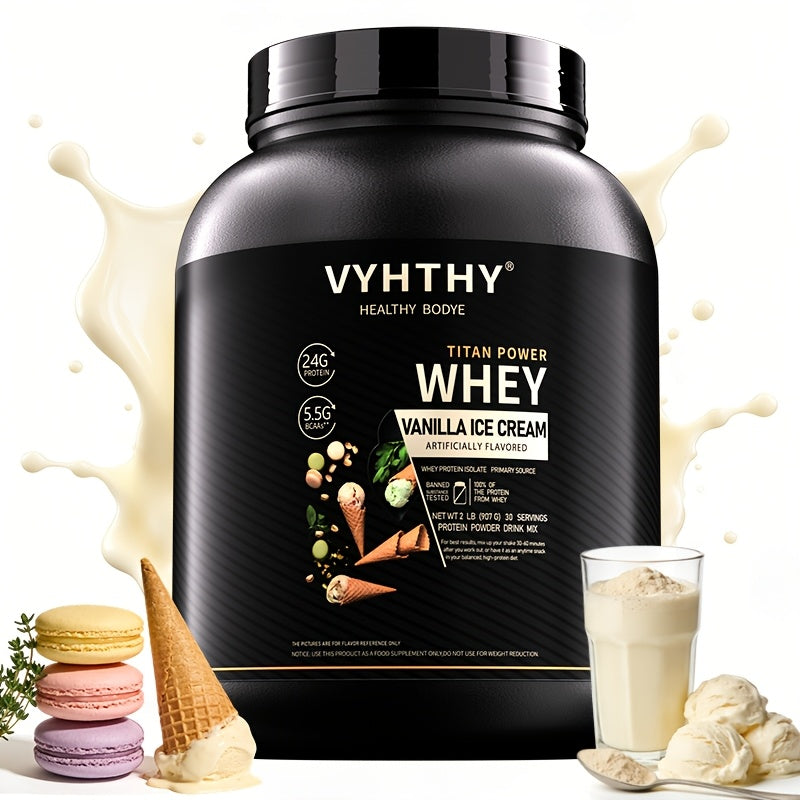 Whey Protein Powder Isolated & Hydrolyzed Blend with BCAAs – Low Carb Sports Nutrition Shake for Women, Strawberry Blueberry Vanilla Flavors