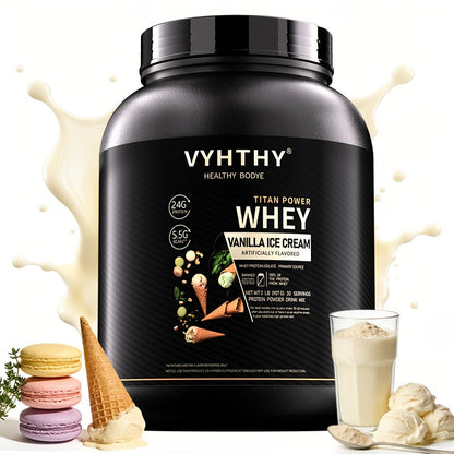 Whey Protein Powder Isolated & Hydrolyzed Blend with BCAAs – Low Carb Sports Nutrition Shake for Women, Strawberry Blueberry Vanilla Flavors