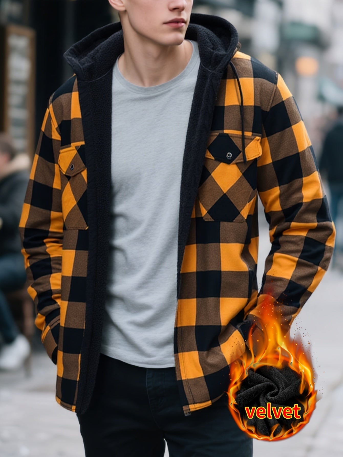 Men's Versatile Fleece Pullover Coat