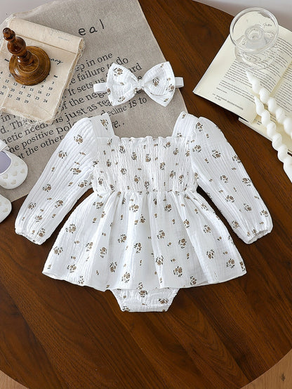 Baby Girls Outfit Set - Floral