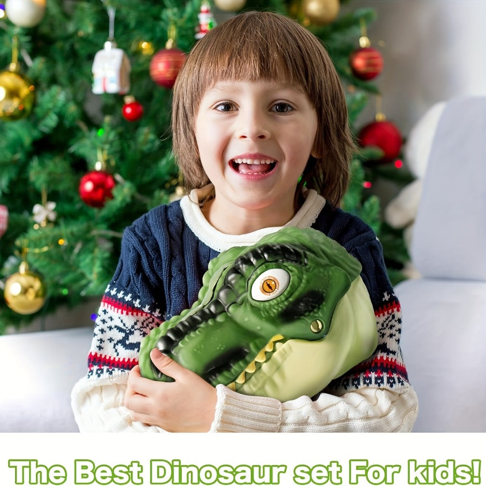 Dinosaur Toys for Boys 46pcs Realistic Jurassic Dinosaur Figures Set with Eggs, Trees & Fence – Educational STEM Playset for Kids Ages 3-12, Perfect Birthday & Easter Gift for Boys and Girls
