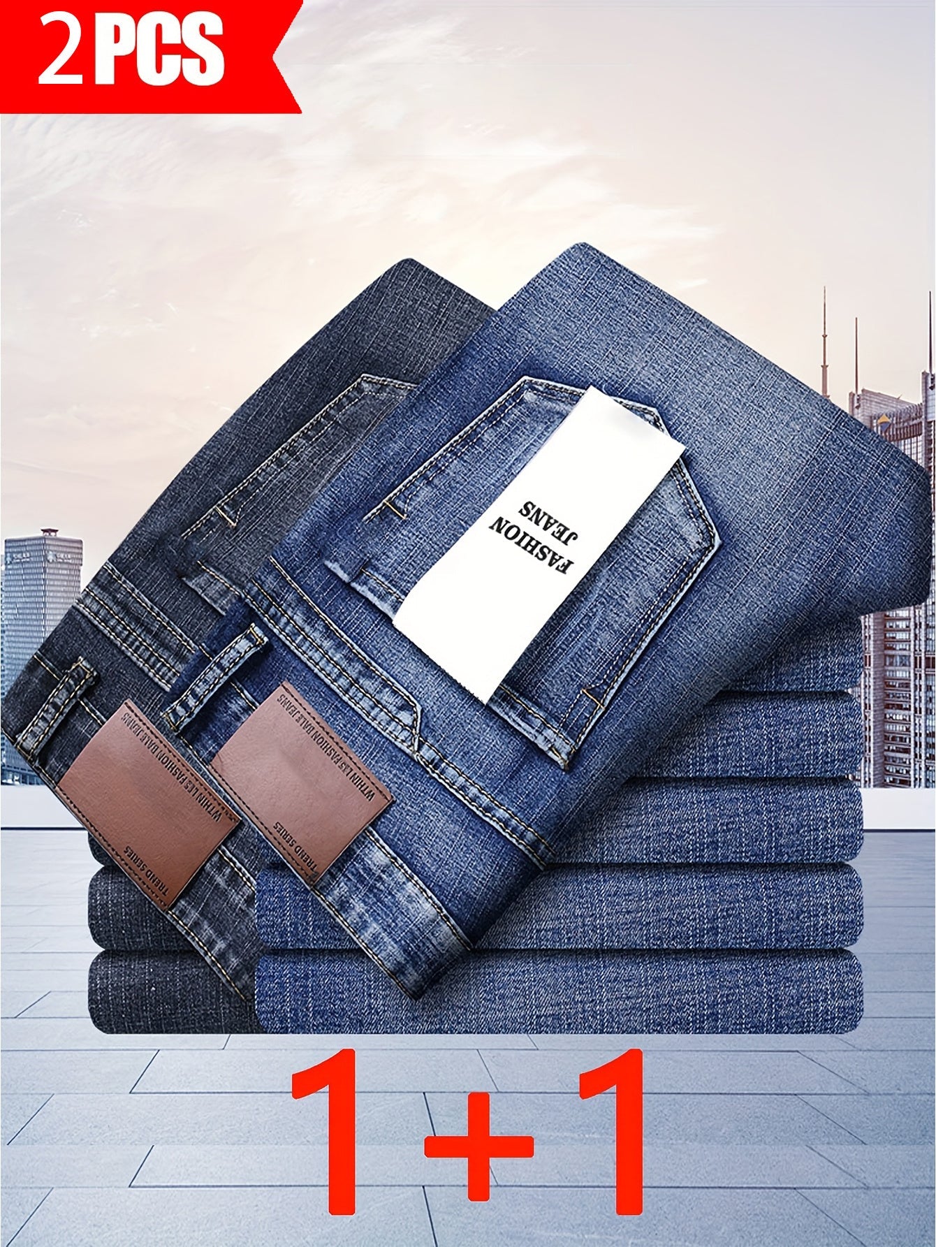 Men's Stretch Jeans - Stretch Comfort 490597