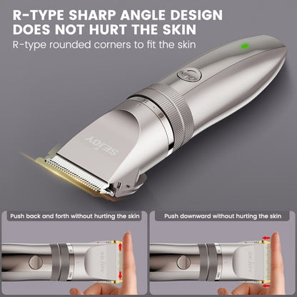 Beard Trimmer for Men Cordless Electric USB Rechargeable with Precision Dial 5-Level Adjustable – Mustache Facial Hair Trimmer Grooming Tool, Perfect Men's Gift