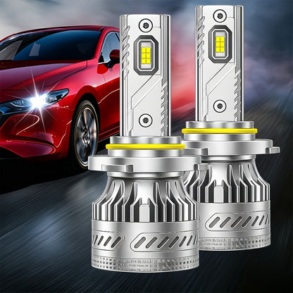 2pcs H1 LED Bulbs, H7 LED Bulbs, H4 LED Bulbs, H11 HB3 9005 Bulbs, HB4 9006 Bulbs, HIR2 Bulbs. Perfect for Car Enthusiasts As A Gift to Enhance Nighttime Driving Safety. Upgraded with 30, 000 Lumens, 350 Watts, Automatic Headlights, 12V, 6500K.