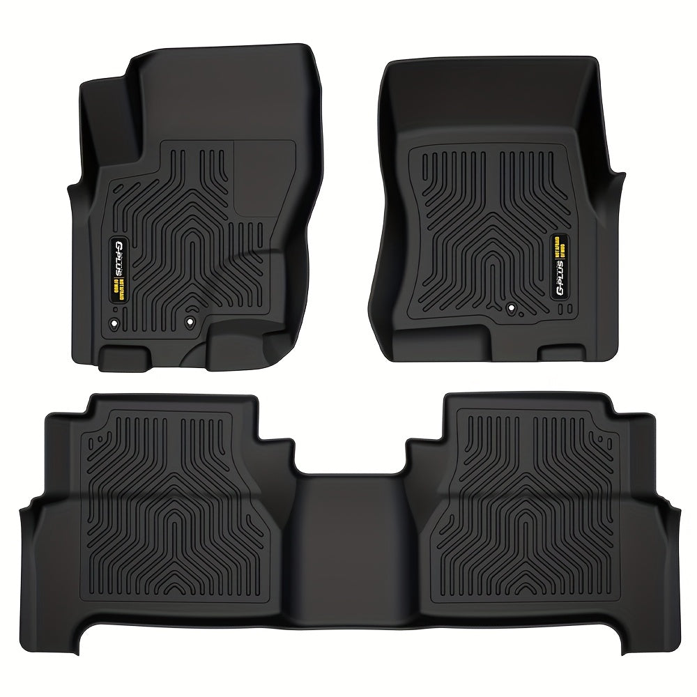 All Weather TPE Floor Mats Liners Set Fit For Nissan For Frontier Crew Cab 2008-2021