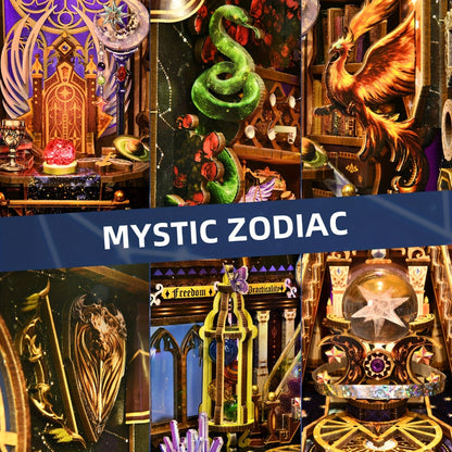 3D Wooden Zodiac Puzzle Kit – 12 Astrological Signs Constellation Model, DIY Wood Craft for Home & Office Decor, Unique Astrology Gift for Women Adults Teens Birthday Christmas Valentine's Day
