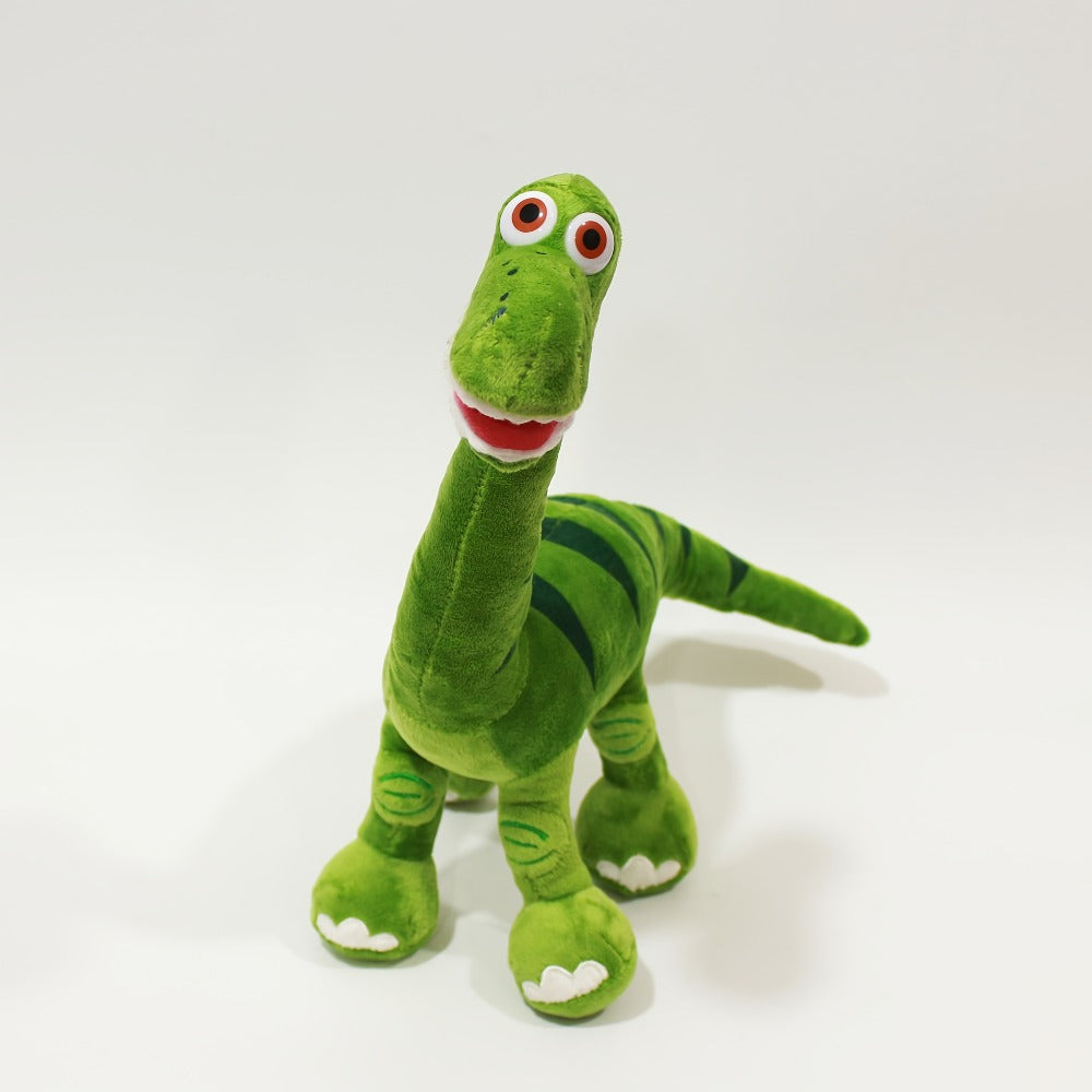 Poseable T-Rex Stuffed Animal with Open Mouth – Green Dinosaur Plush Toy 11.8" & 13.8" Adjustable Action Joints Soft Realistic Dino Figure, Birthday Holiday Gift for Kids Boys Girls Dino Lovers