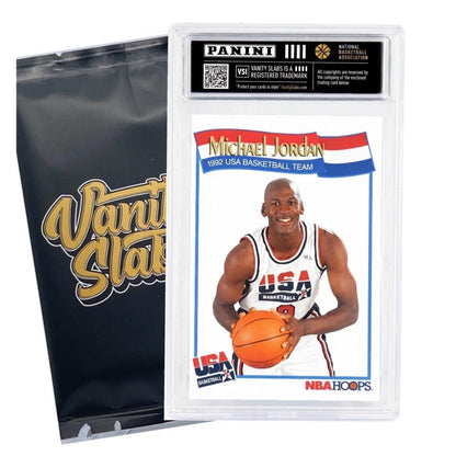 Basketball Random Card in Vanity Slab Display – Mystery Collectible with Rookies, Stars, Inserts & Signature-Style Cards | Panini & Topps | Premium Gift for Basketball Fans & Collectors