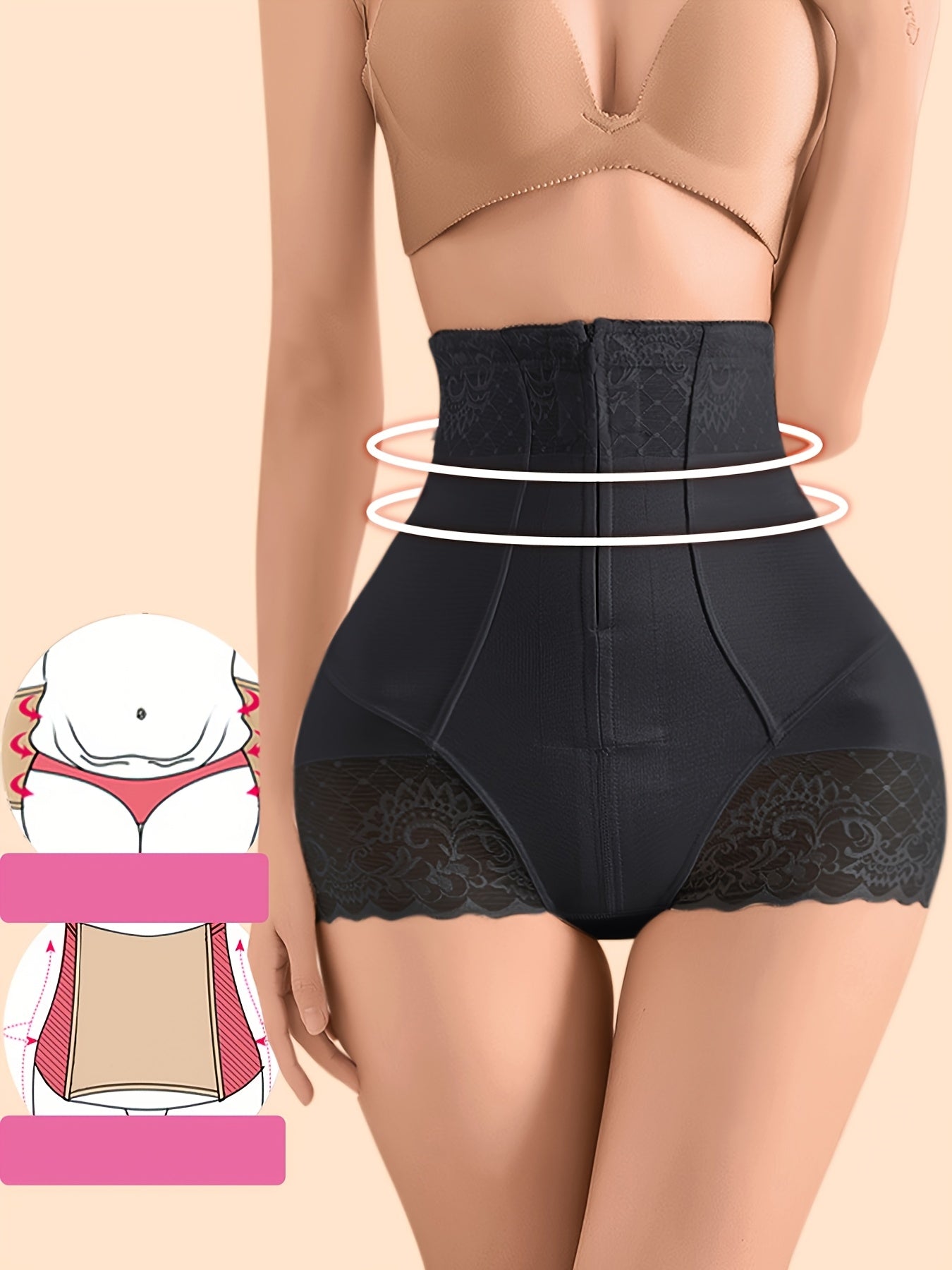 Women's Shapewear Shorts - High-Waist Style 519717