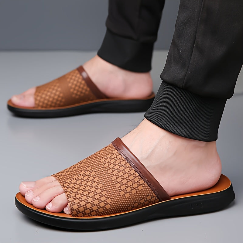 Men's Slippers - Breathable Mesh Non-Slip Sole for Outdoor & Travel 850725