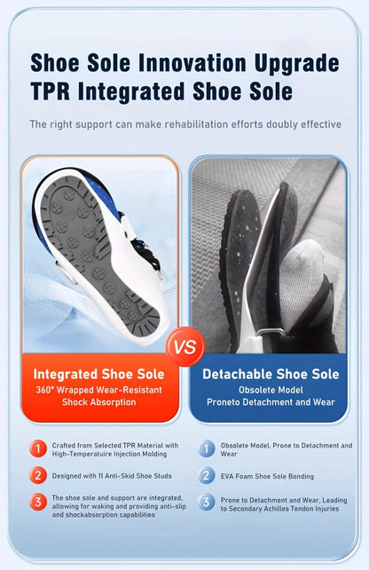 Sports Ankle Brace Breathable Non-Slip Sole Removable Liner Left Right