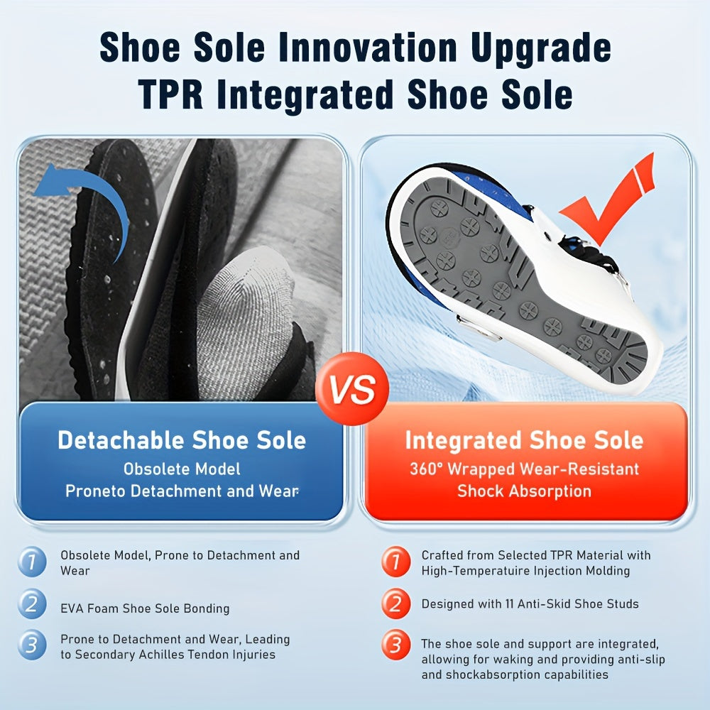 Sports Ankle Brace Breathable Non-Slip Sole Removable Liner Left Right