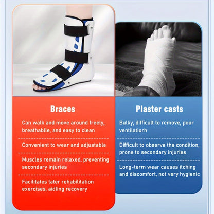 Sports Ankle Brace Breathable Non-Slip Sole Removable Liner Left Right