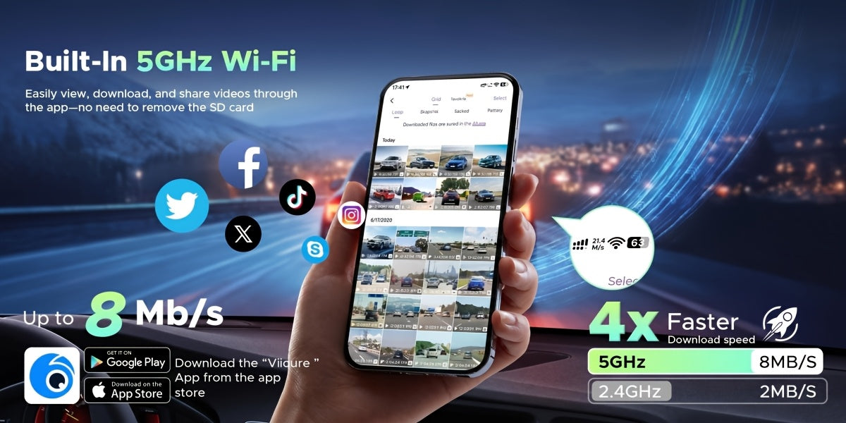 Lamtto 4 Channel Dashcam 360° View Dash Cam Front and Rear Inside 2K+1080P+1080P,+1080P, Dash Camera for Cars, 8 IR Lamps Night Vision, 5G WiFi & APP Control, G-Sensor, Parking Mode, with a Hardwire Kit