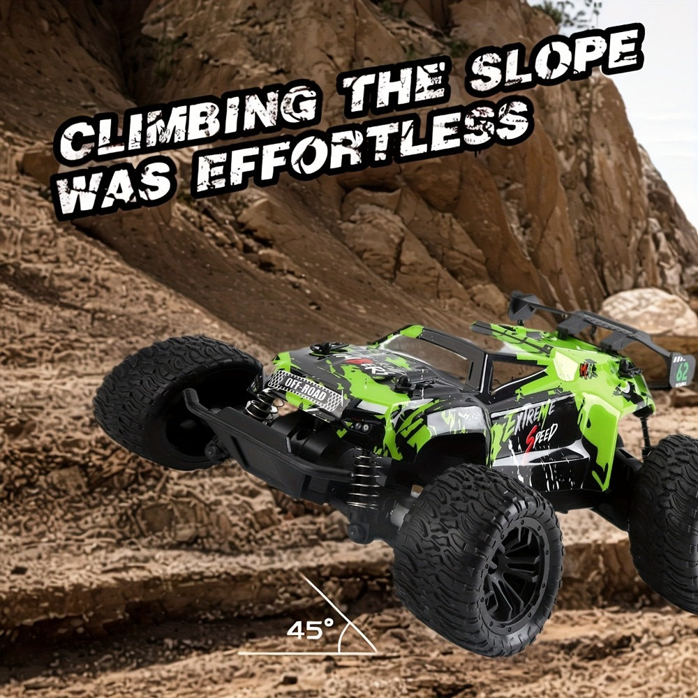 Alloy RC Truck for Kids 2.4GHz Off-Road Remote Control Car – All-Terrain Rechargeable Metal Body, Safe for Boys & Girls Ages 3 4 5 6 7, Best Birthday Easter Christmas Gift Toy