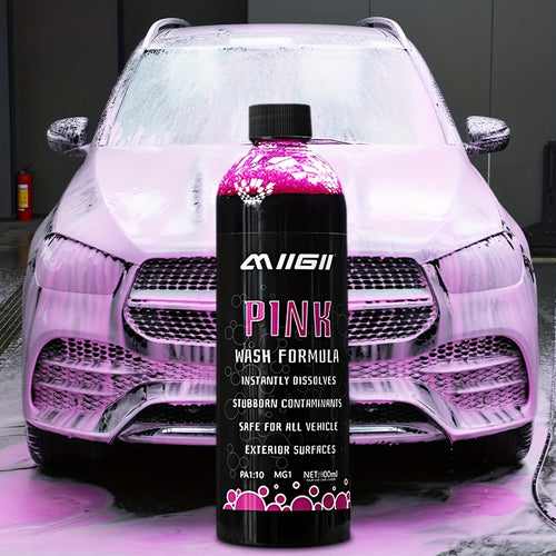 [Pink Foam Pre-Wash] Rich Pink Foam Pre-Wash Solution With Floral Scent. Helps Loosen Mud And Grime Before Main Wash. Safe For Coatings And Paint. Ideal For Foam Cannons, Buckets, Or Pressure Washers. Available In 300ml, 500ml, And 1L Capacities