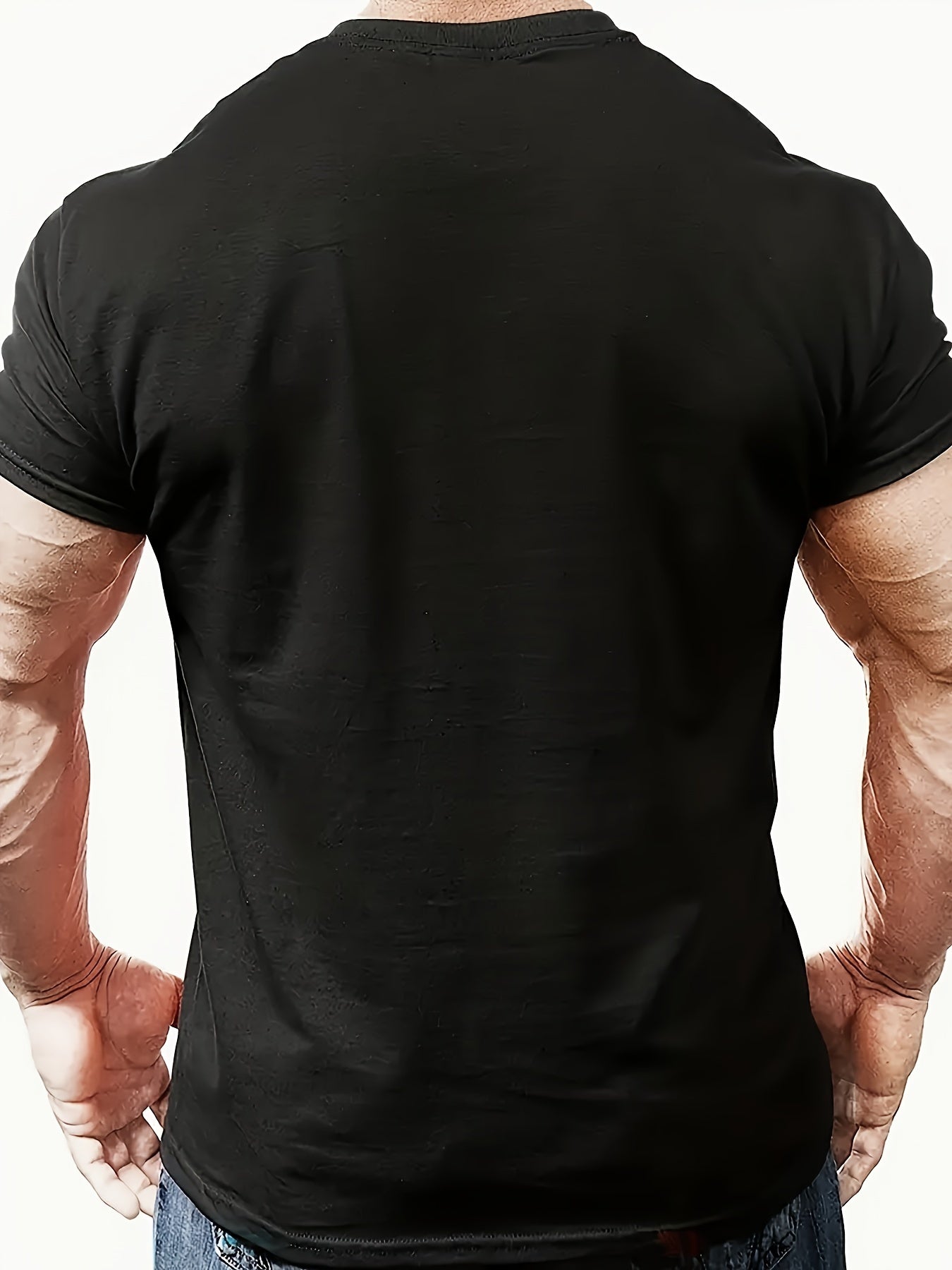 Men's Graphic T-Shirt - Crew Neck Short Sleeve Modern Style