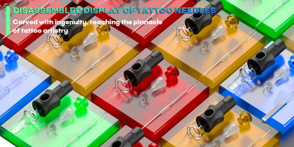 Tattoo Pen Kit Complete Beginner Set - Wireless Battery Tattoo Pen 1400mAh LCD Screen, 10pcs Cartridge Needles, 11 Color Inks, Power Supply, Coreless Motor Low Noise, Tattoo Gun Kit for Beginners